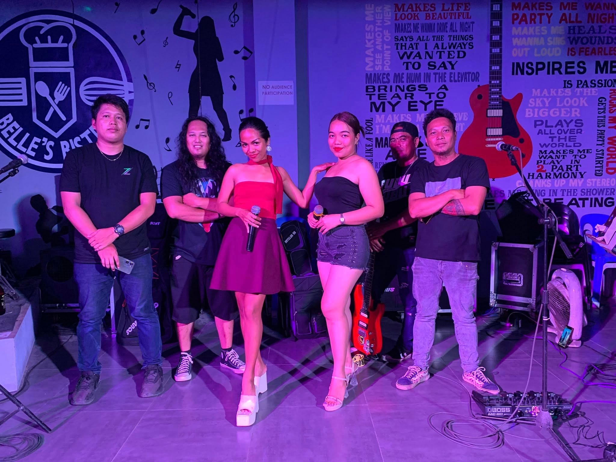 Jessa Coral performing live on stage